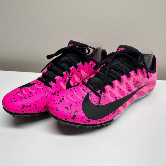 Nike Other - NEW Nike Zoom Rival S 9 Pink Blast Track Spikes Unisex Shoes